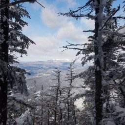 NH 48 4000 footer in winter: Tecumseh